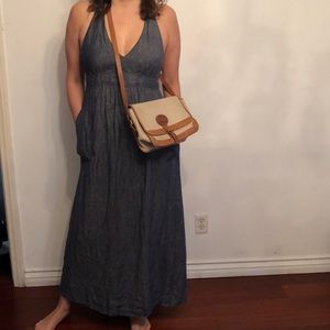 Cabi halter denim dress